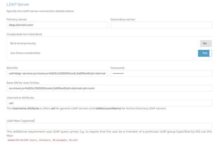 LDAP server