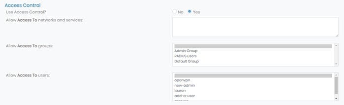 group access control