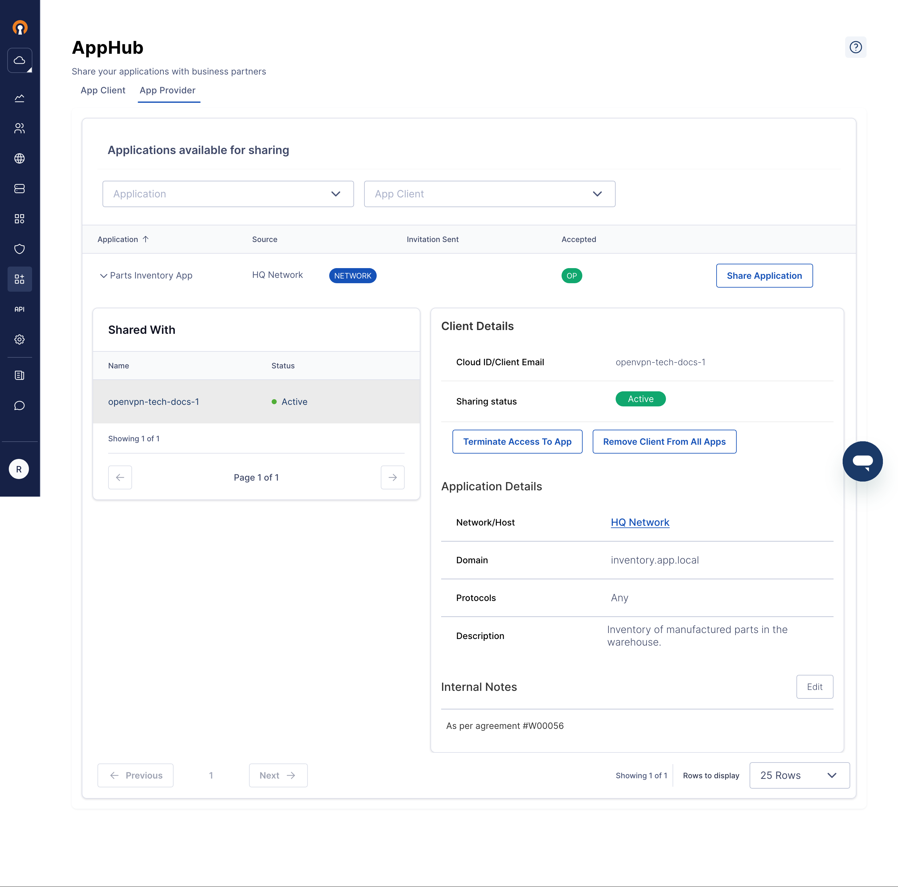 apphub apprpovider afer approval