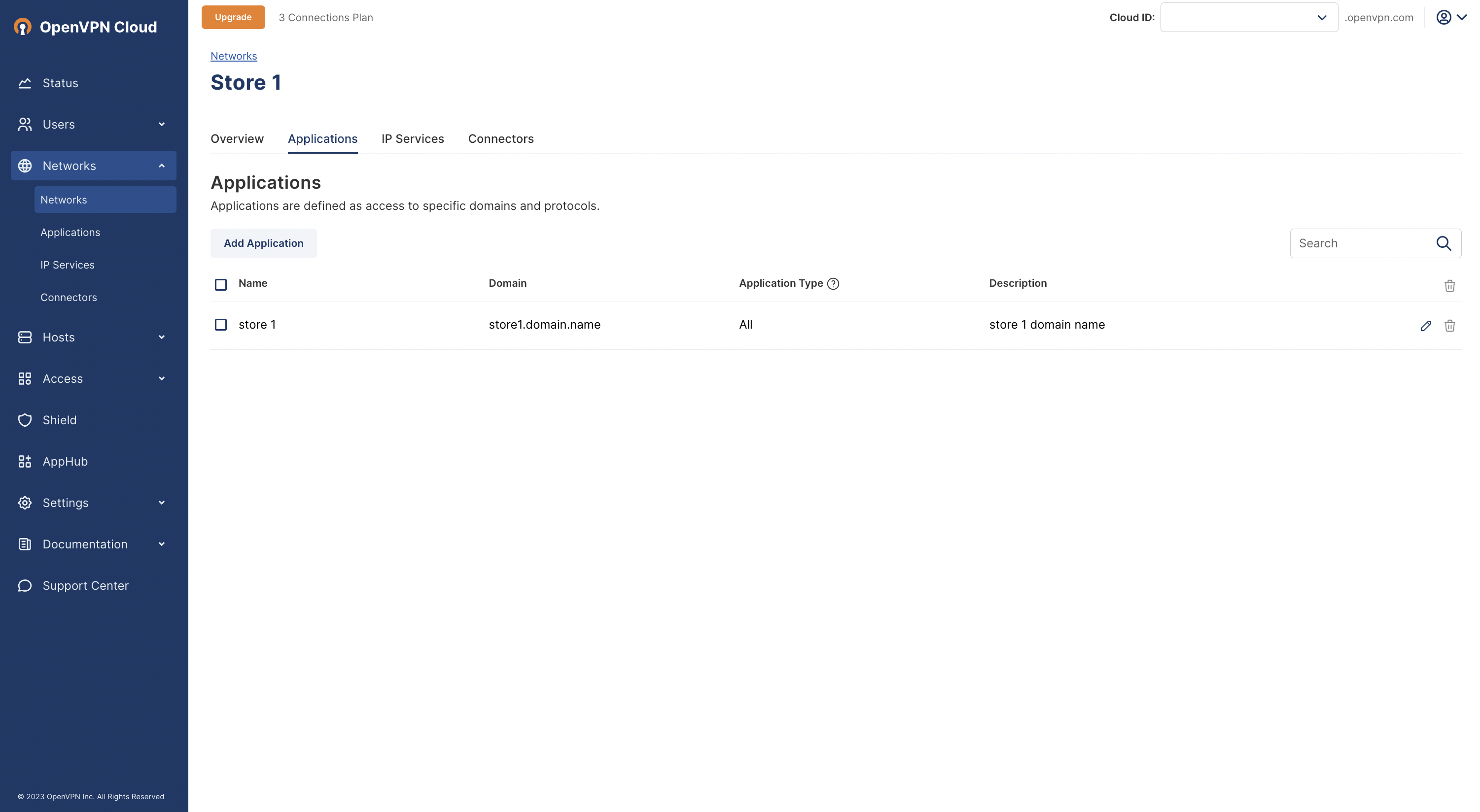 store 1 domain