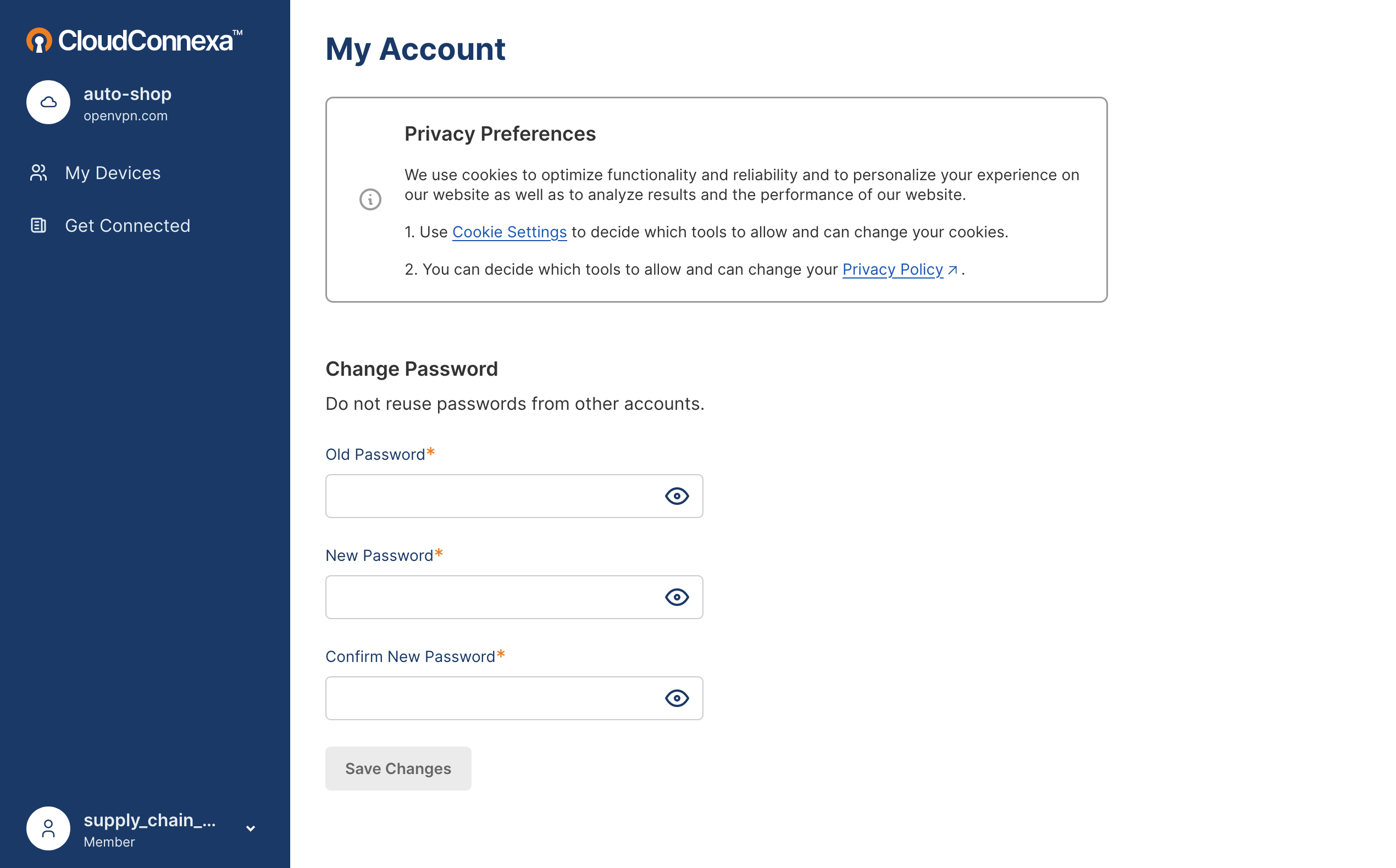 CloudConnexa: Connected WPC User and Host Connector Egress to DigitalOcean  Network Connector Use Cases – OpenVPN Support Center