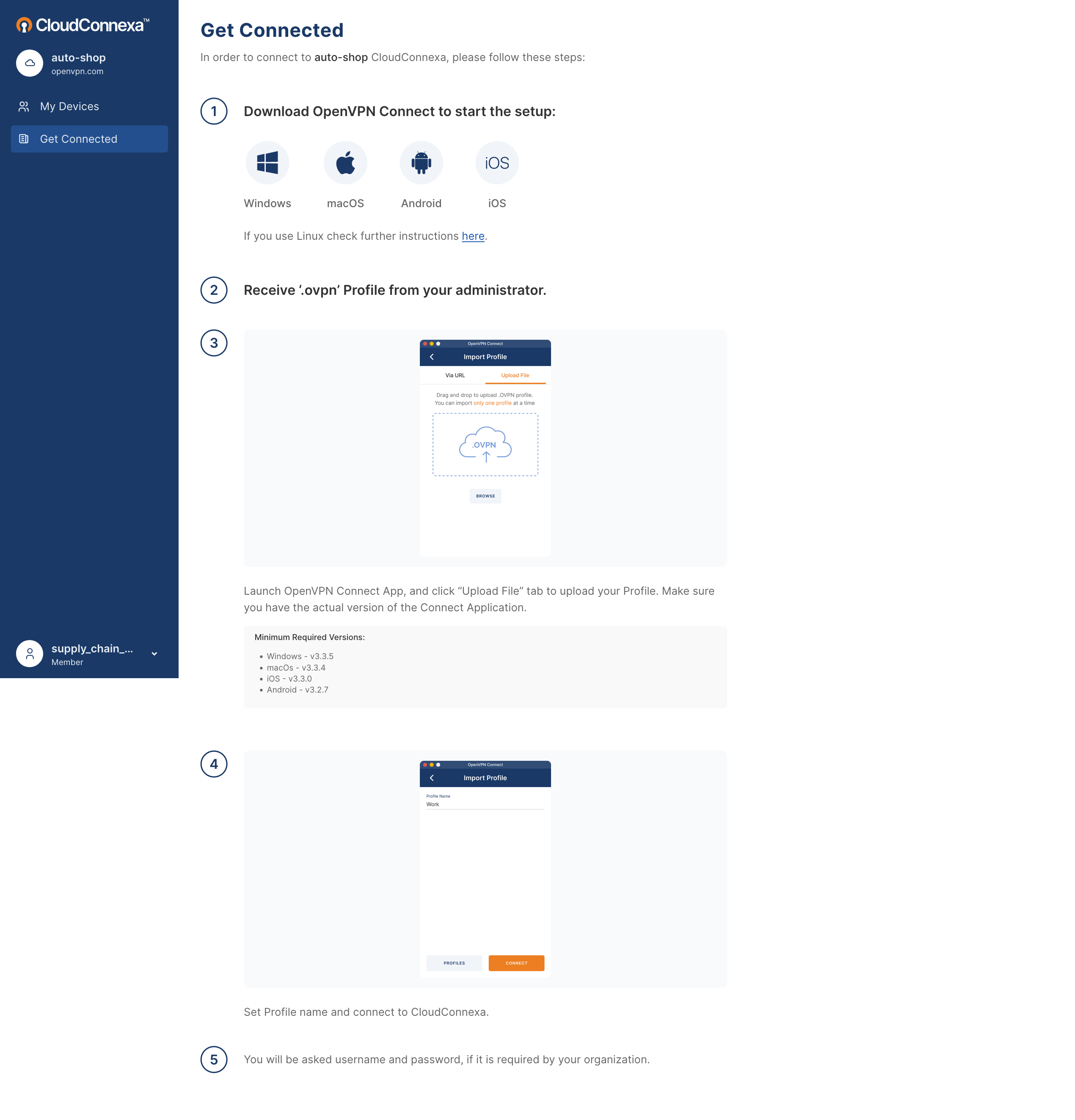 CloudConnexa: Connected WPC User and Host Connector Egress to DigitalOcean  Network Connector Use Cases – OpenVPN Support Center