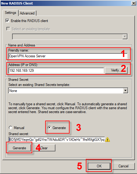 Radius Client