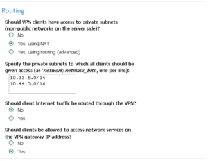 openvpn internet routing per user