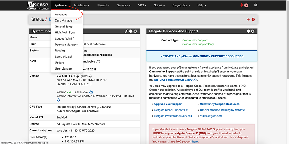 Using Openvpn Cloud Profile To Configure Pfsense Openvpn Cloud 1829