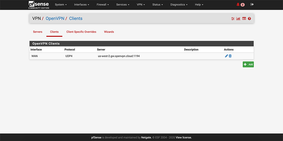 Using Openvpn Cloud Profile To Configure Pfsense Openvpn Cloud 8437