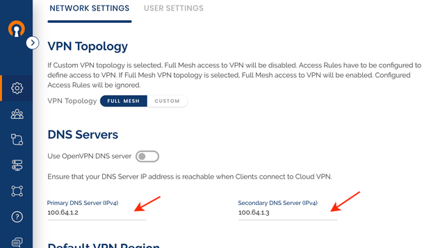 Openvpn не работает dns