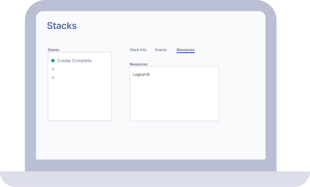 Screenshot of CloudConnexa Administration Portal displaying the stacks screen
