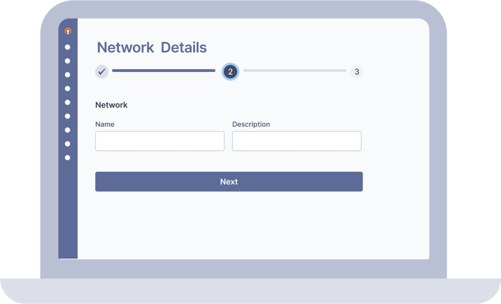 Screenshot of CloudConnexa Administration Portal displaying the network details screen 
