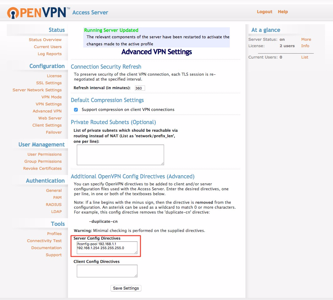 openvpn access server config file