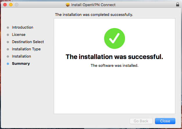 openvpn connect client for mac