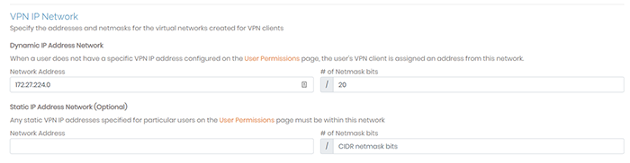 change openvpn access server config