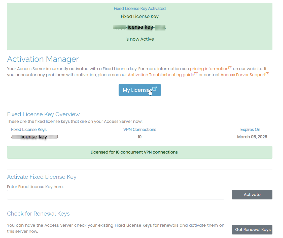 Openvpn access server version