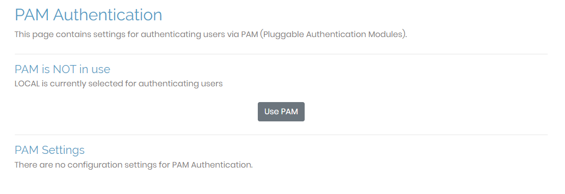 pam authentication
