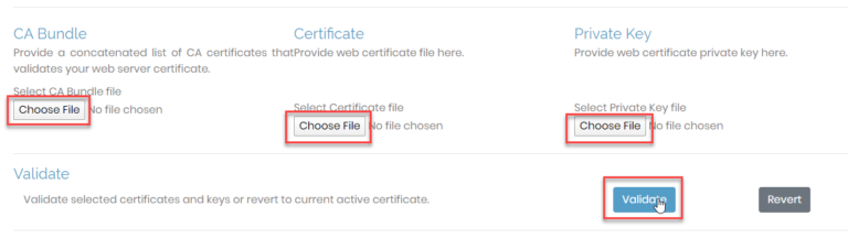 openvpn web interface certificate of origin