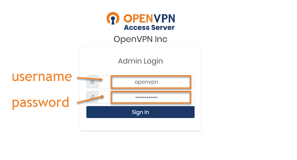view openvpn access server config db