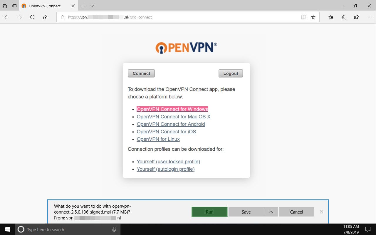 client-instance restarting openvpn