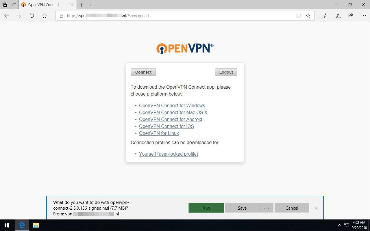 OpenVPN Client 2.6.5 instal the new version for windows